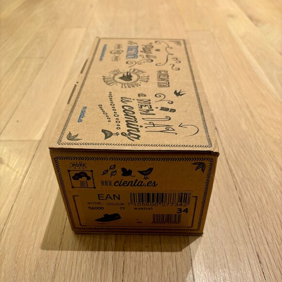 Cienta Kids Mary Janes Navy Blue Size 34 (3) - Picture 3 of 9